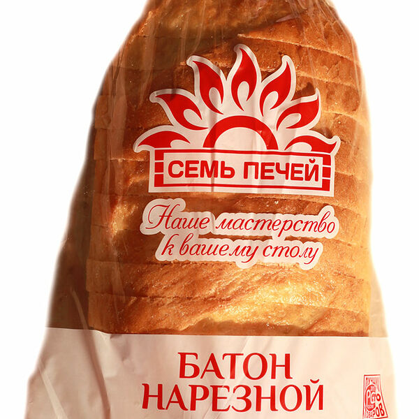 Батон Пятигорский Хк Нарезной нарезка