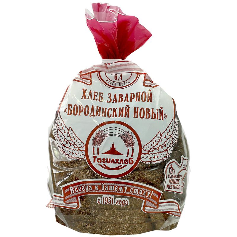 

Хлеб Тагилхлеб Бородинский новый заварной 400 г