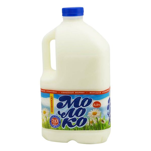Молоко Томское молоко пастеризованное 3.2%, пластиковая канистра