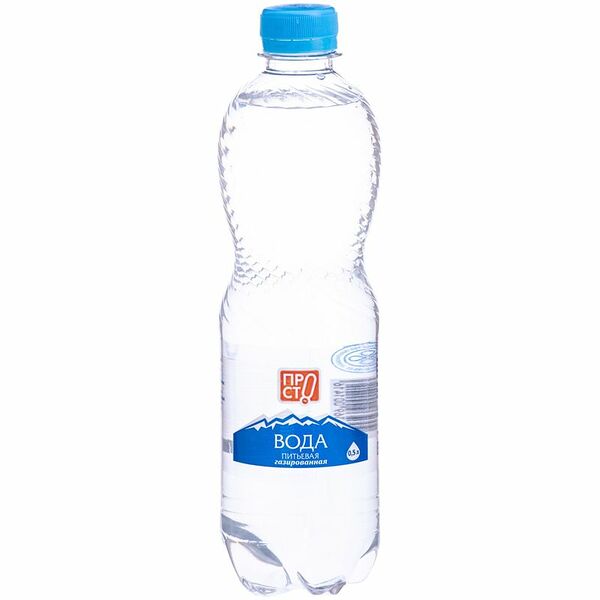 Вода Мензелинка артезианская питьевая 1 категории газированная Пр!ст, 500мл