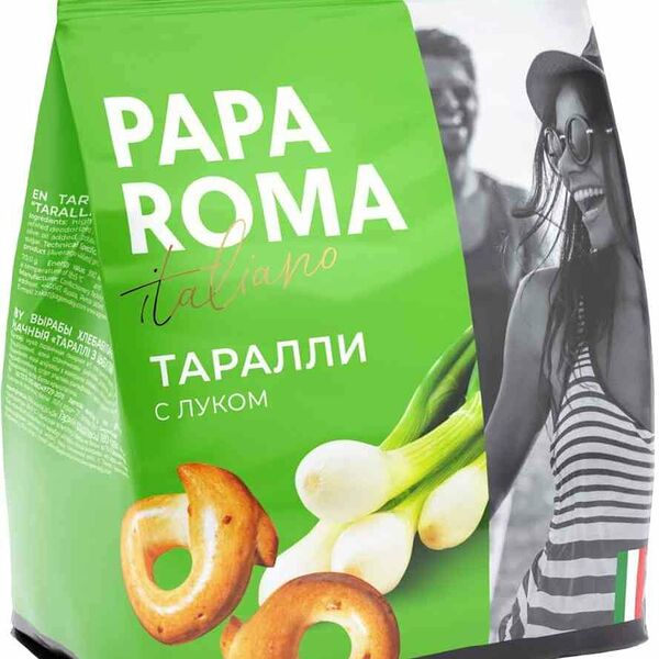 Таралли Papa Roma с луком