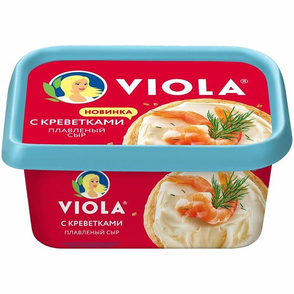 Сыр плавленый Viola с креветками 35%