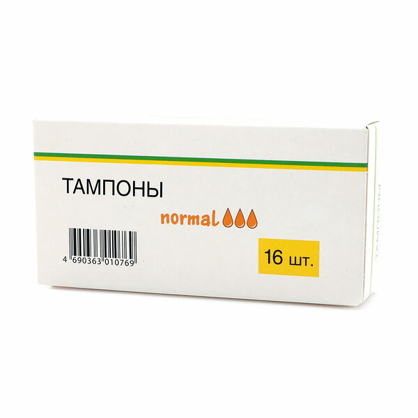 Тампоны гигиенические Каждый день Normal, 16 шт