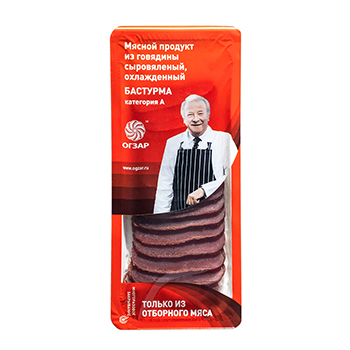 

Бастурма Огзар говяжья сыровяленая нарезка 80 г