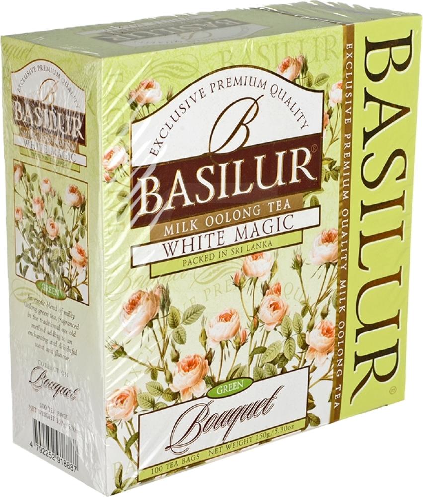 

Чай зеленый Basilur White Magic китайский Молочный улун 100пак