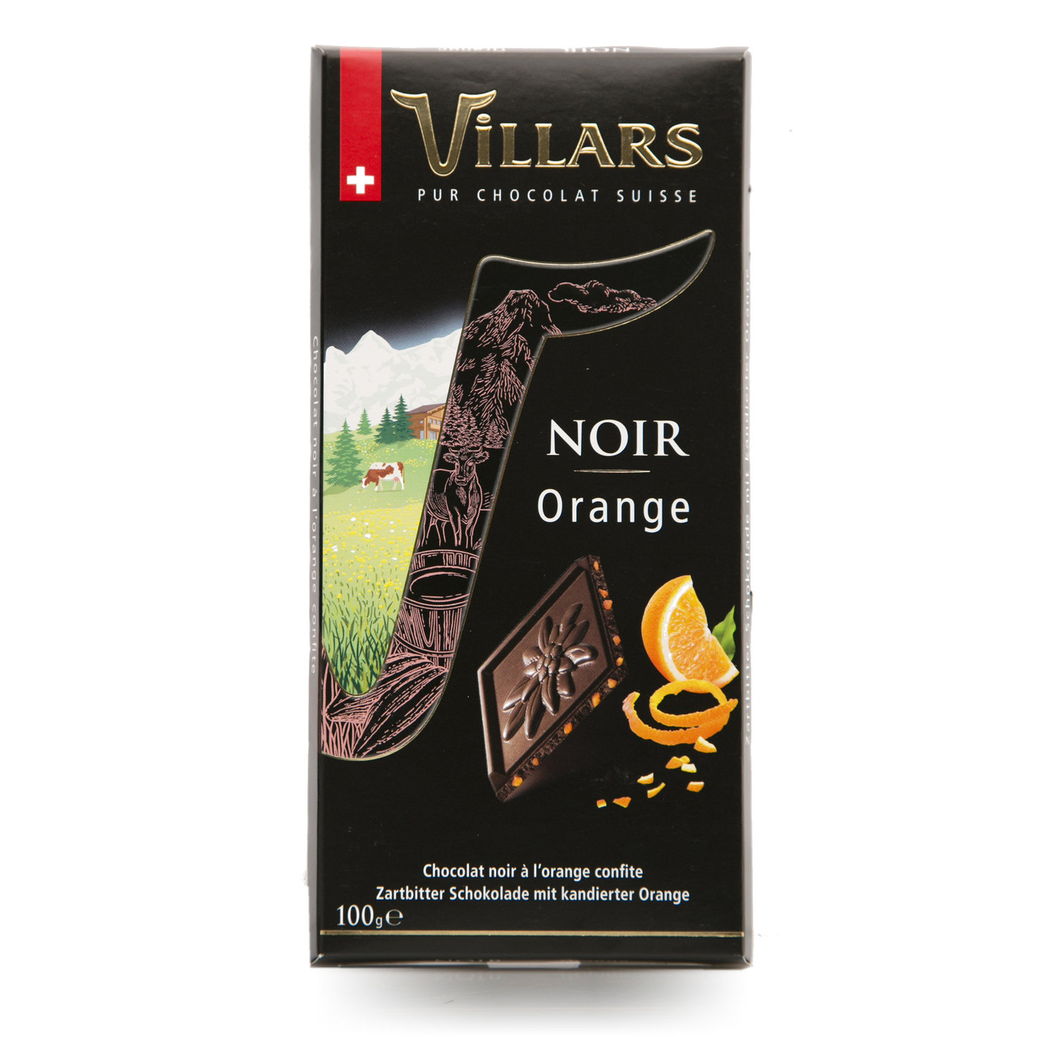 

Шоколад темный Villars с цукатами из апельсиновых корочек 100 г