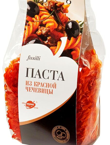 Паста Образ жизни Алтая из красной чечевицы 300г