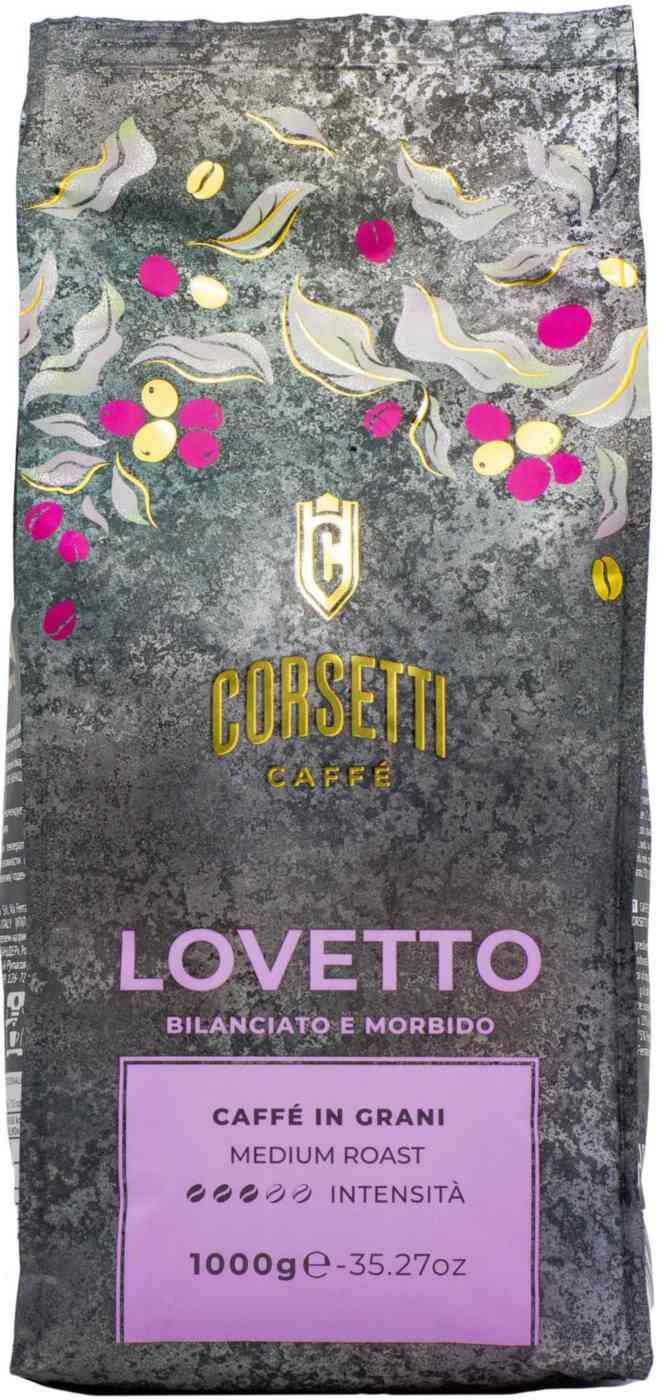 

Кофе в зернах Corsetti Lovetto 1 кг