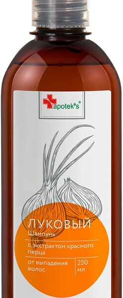 Шампунь для волос Apotek's луковый с экстрактом красного перца 250мл