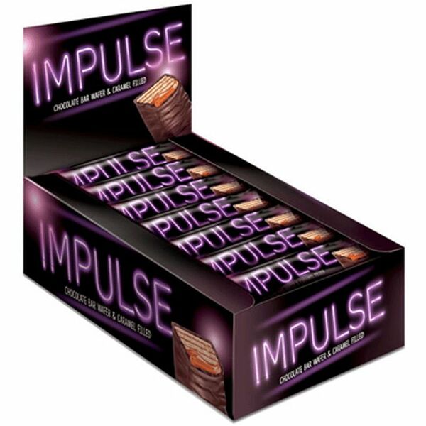 Вафли KDV Impulse с мягкой карамелью в глазури 16 г