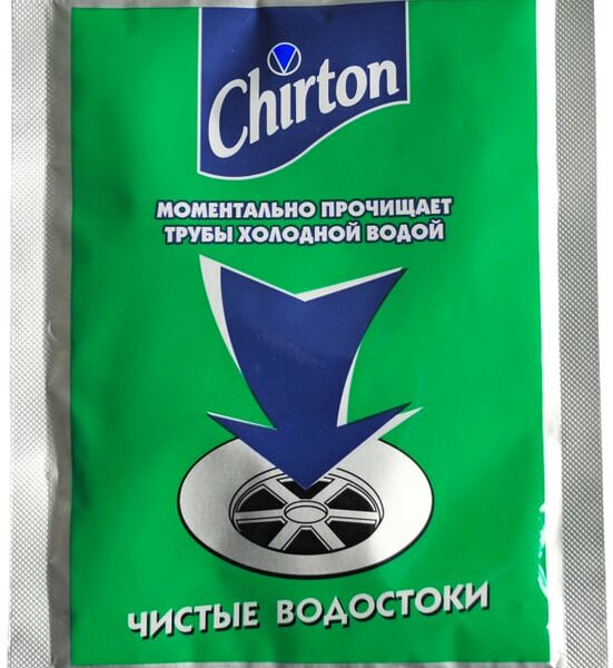 Средство для устранения канализационных засоров Chirton