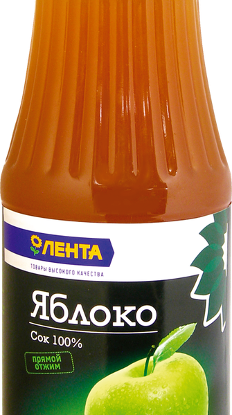Сок ЛЕНТА Яблочный прямого отжима