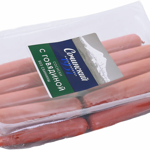 Сосиски Сочинский мясокомбинат с говядиной вес