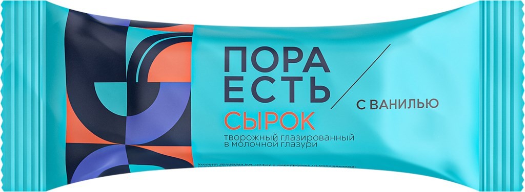 

Сырок Пора есть с ванилью в молочной глазури 20% 30 г