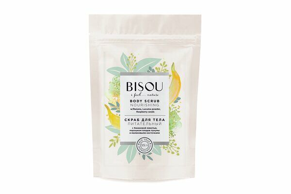 Скраб для тела Bisou Питательный с банановой мякотью 