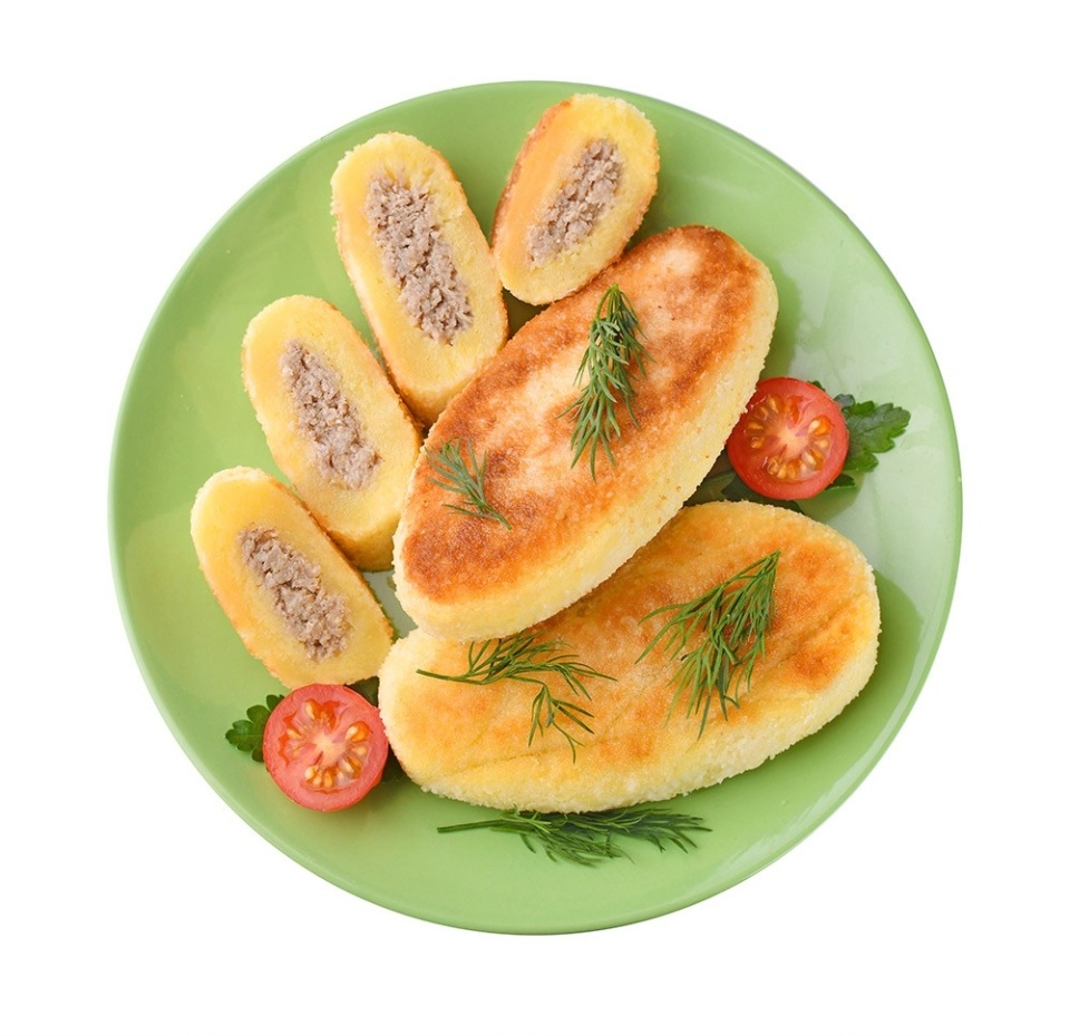 

Зразы картофельные с мясом, Уже готово, 2 шт в наборе 220 г
