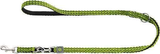 Hunter поводок-перестежка нейлоновый Hilo 25/200 мм., Лайм