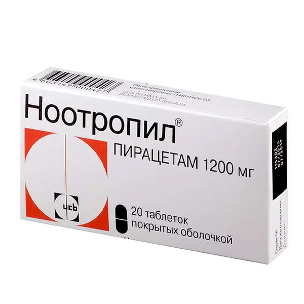 Ноотропил ДГТ 1200 мг N20
