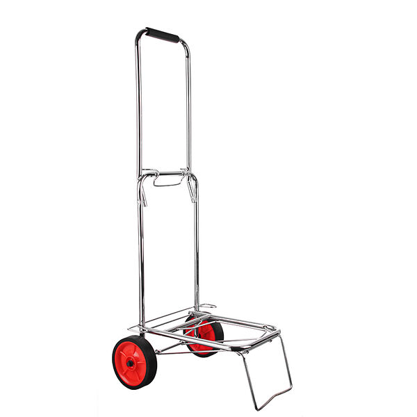 Vetta тележка для сумок, грузоподъемность 40кг, металл, 95х35х46см, колеса d14см, хром