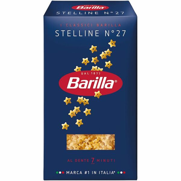 Макаронные изделия Barilla Stelline n.27, из твёрдых сортов пшеницы