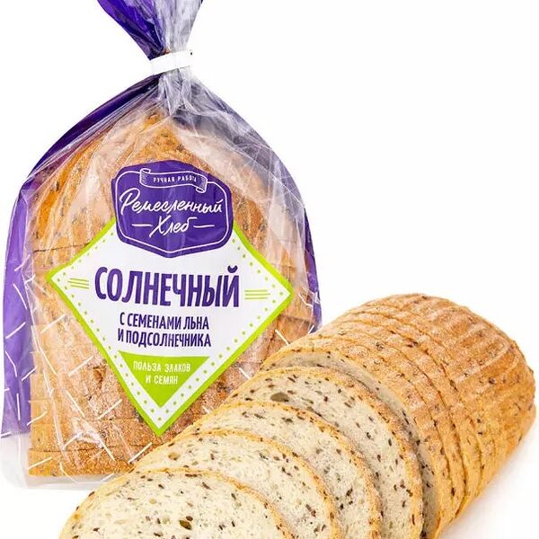 Хлеб Солнечный с семенами льна и подсолнуха Дарница