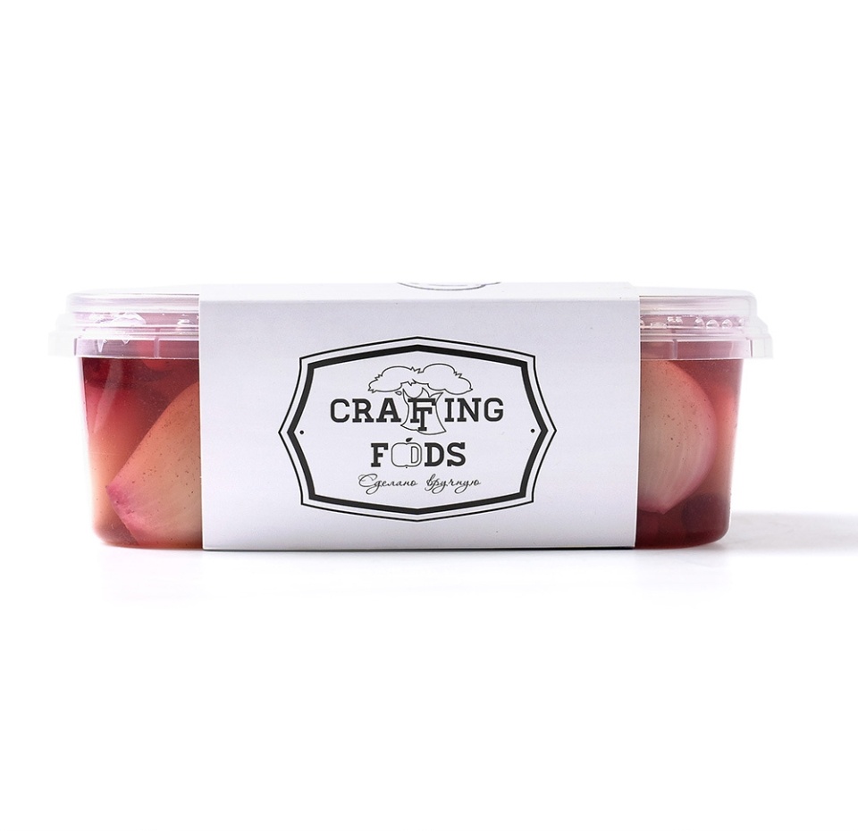 

Чеснок соленый с брусникой очищенный Craftingfoods