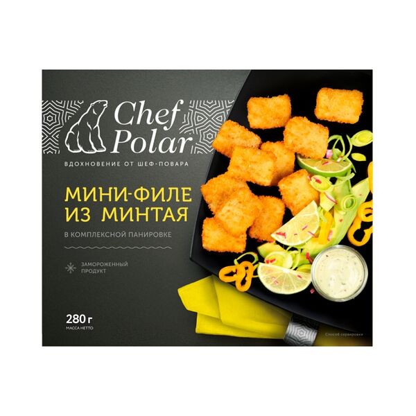 Мини-филе из минтая Chef Polar в панировке 280 г