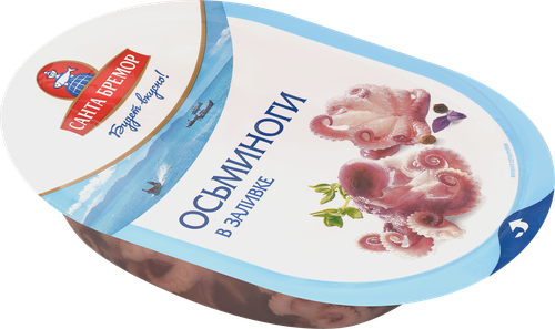

Осьминог САНТА БРЕМОР обыкновенный, мясо в заливке, 180г