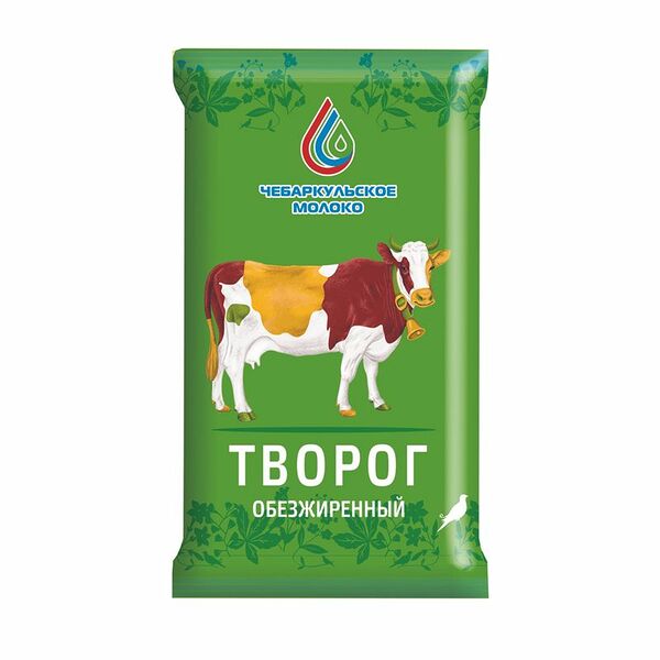 Творог Чебаркульское молоко обезжиренный 0%