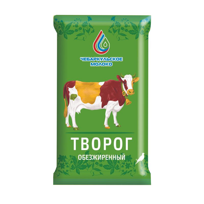 

Творог Чебаркульское молоко обезжиренный 0% 200 г