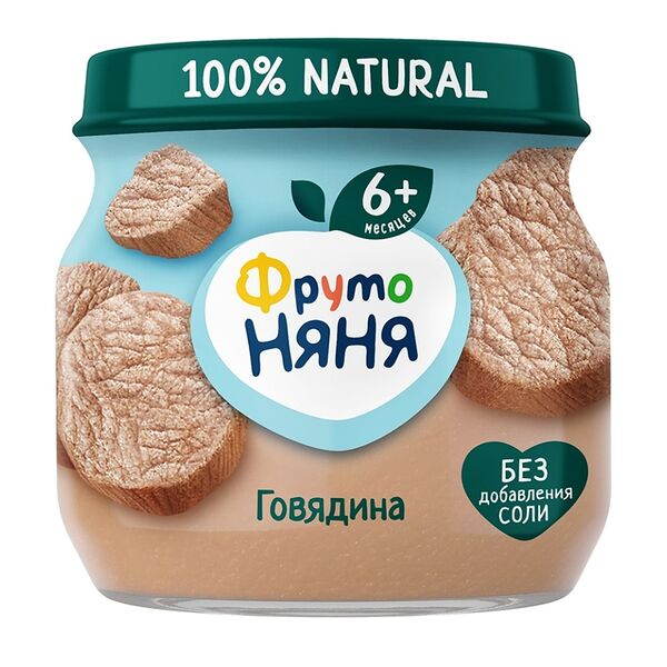 Пюре ФрутоНяня Говядина 80г