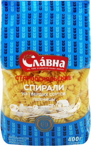 

Макароны Славна Спирали 400 г