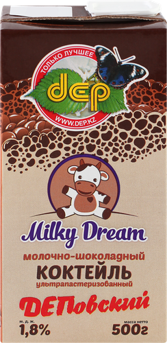 

Коктейль молочный Деповский Шоколадный 1.8% 500 г