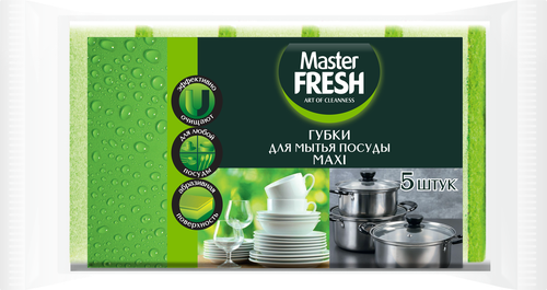 

Губка для посуды Master Fresh Maxi 5 шт.