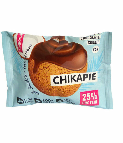 Печенье глазированное Chikalab Chikapie с начинкой Кокосовое