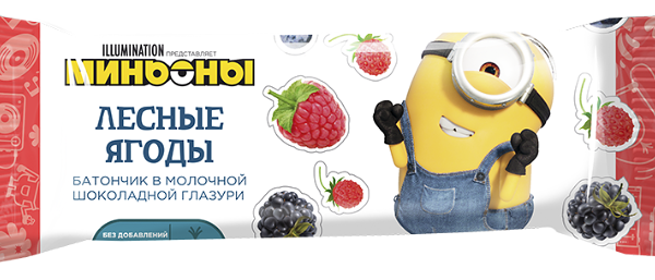 Конфета-Батончик МОК-производство Лесные ягоды 