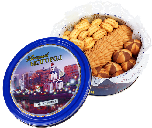 Набор печенья БЕЛОГОРЬЕ Вечерний Белгород, 480г