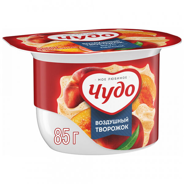 Продукт творожный Чудо десерт, воздушный персик 5.8%