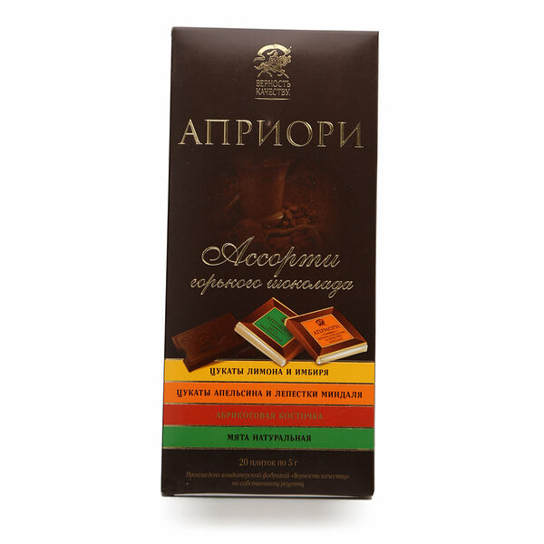 Шоколад Априори Ассорти с цукатами и орехами