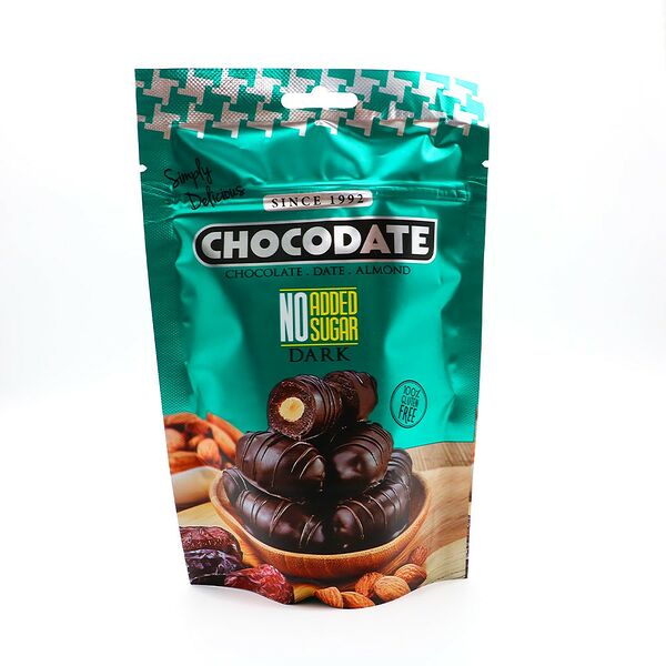 Финики с миндалем в горьком шоколаде без добавления сахара ОАЭ вес 100г