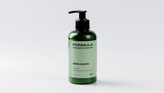 Крем-мыло Formula с маслом конопли, 300 мл