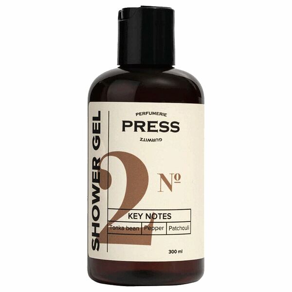 Гель для душа Press 300 мл №2 бобы тонка-черный перец-пачули