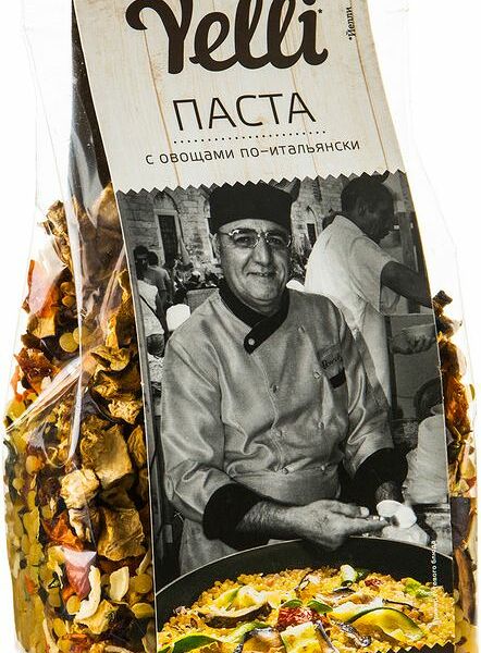 Паста Yelli с овощами по-итальянски