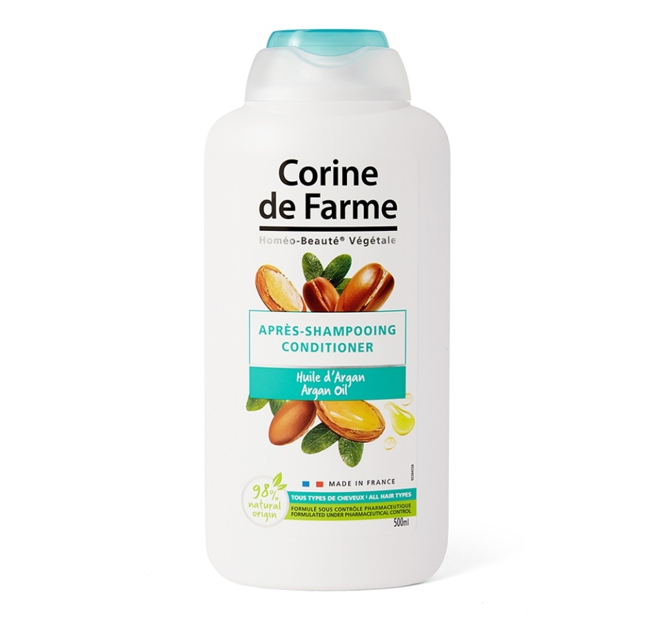 

Бальзам-ополаскиватель с аргановым маслом, Corine de Farme, 500 мл, Франция