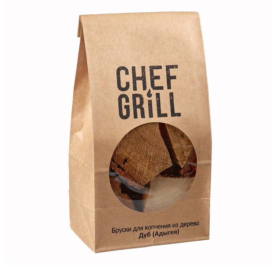 

Бруски для копчения из дуба из Адыгеи, Chef grill, 800 г, Россия