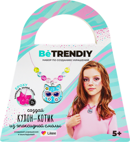 Набор по созданию украшений BE TRANDIY Кулон-котик