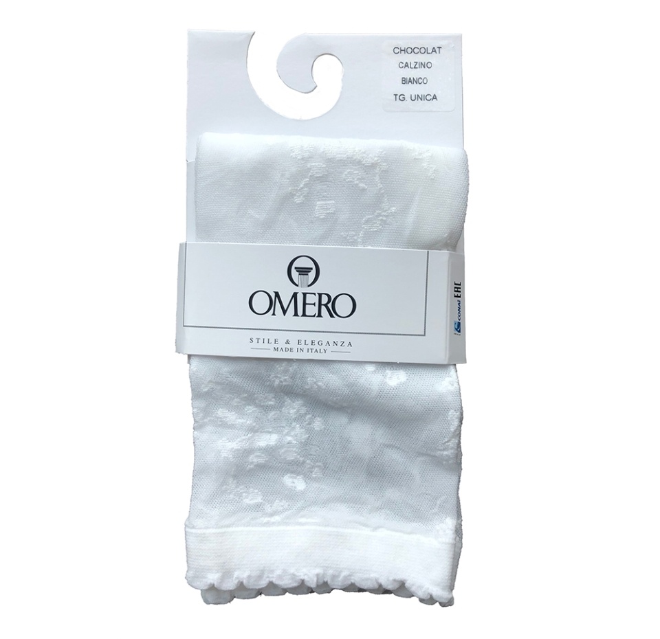 

Носки женские Chocolat 20 den, цвет белый, Omero, One Size, Италия