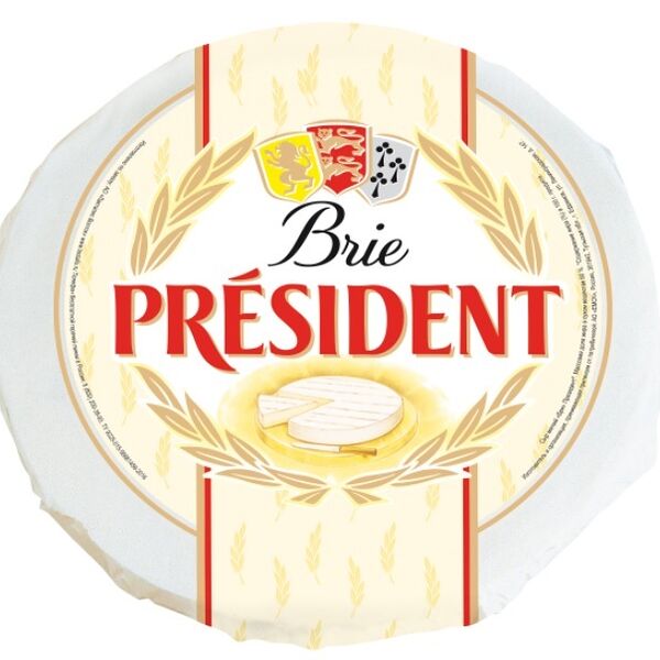 Сыр мягкий c белой плесенью Бри Президент жир. 60 % вес Президент