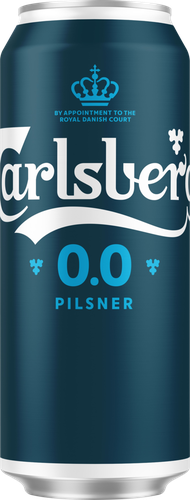 

Напиток пивной безалкогольный CARLSBERG 0.0 Pilsner пастеризованный, не более 0,5%, ж/б, 0.45л