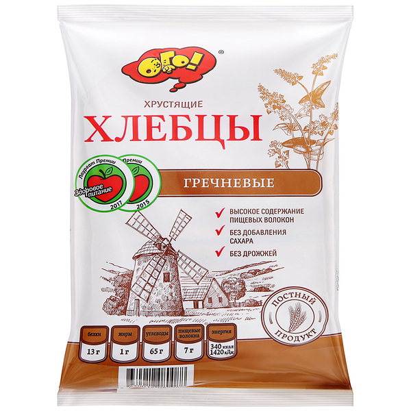 Хлебцы гречневые Ого! 
